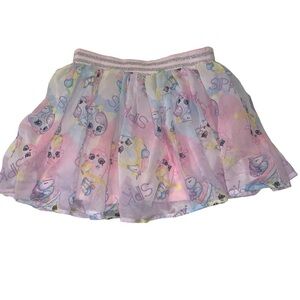 SHOPKINS Pink Character Print Skirt 6/6x small